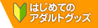 はじめてのアダルトグッズ